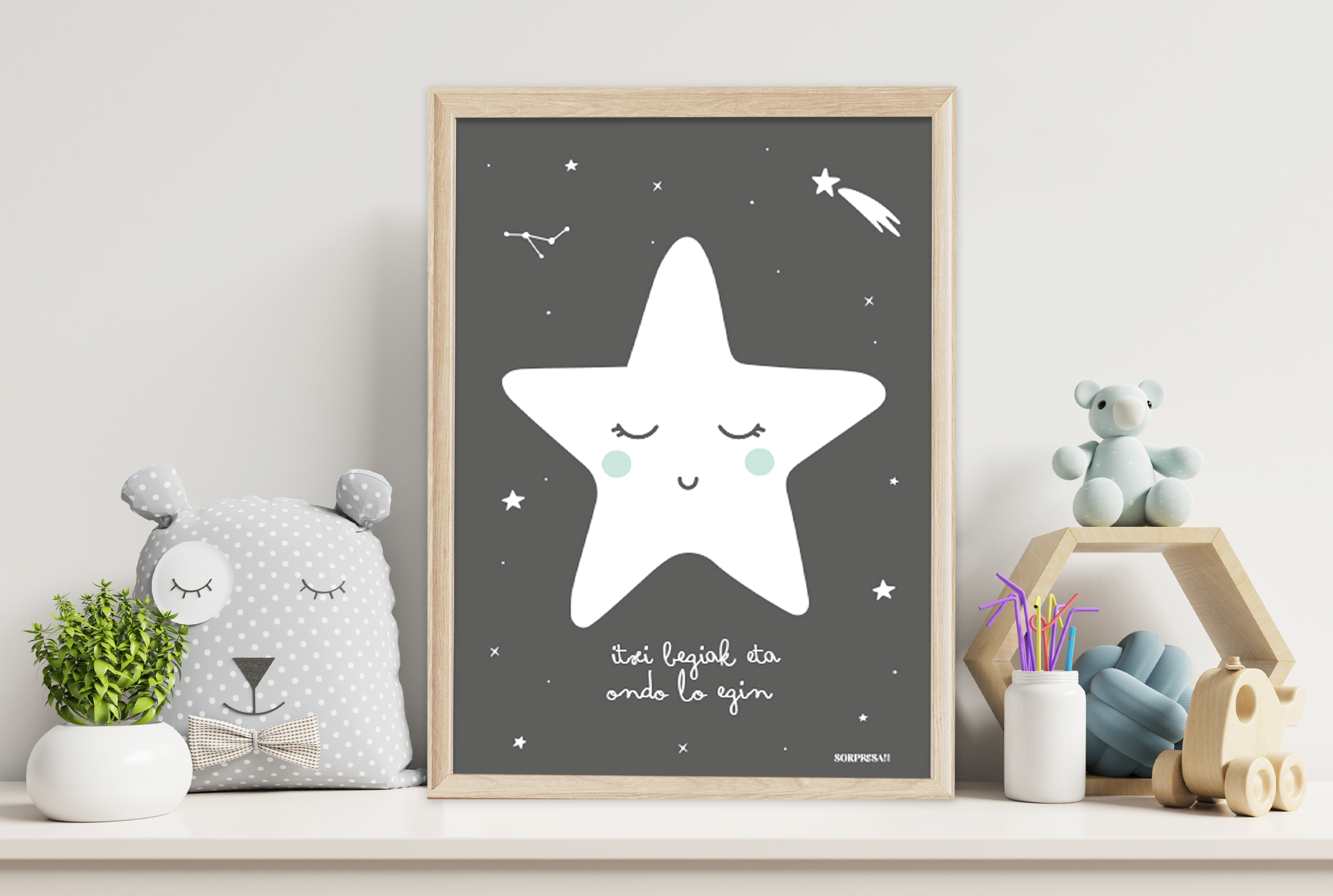 Nursery Digital Mockup,Nursery frame mockup. Frame Mockup. 3D re